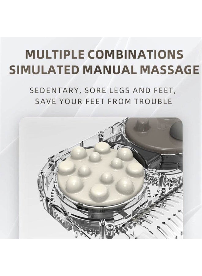 جهاز تدليك القدم الكهربائي شياتسو ST-6011 مزود بخاصية التسخين والضغط الهوائي، وبكرات تدليك عميقة، وإمكانية تعديل شدة التدليك، وخاصية الإيقاف التلقائي، وأغطية قدم قابلة للغسل لتخفيف الألم وتحسين الدورة الدموية. - Image 4